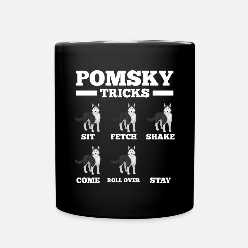 Hundespruch Hunde Hund - Tasse einfarbig - Schwarz