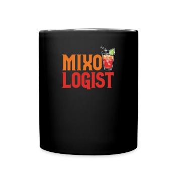 Lustiger Barkeeper Spruch Barkeeper Geschenk - Tasse einfarbig - Schwarz - Vorne
