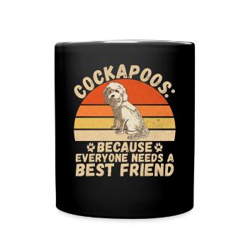 Cockapoo Gifts - Tasse einfarbig - Schwarz - Vorne