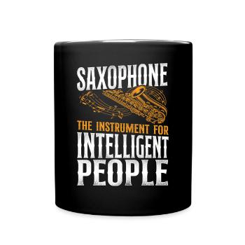 Saxophone Saxophone The Instrument - Tasse einfarbig - Schwarz - Vorne