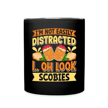 Kombucha Scoby fermented drinks - Full Colour Mug - black - Front