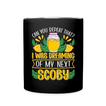 Boissons fermentées Kombucha Scoby - Mug uni - noir - Devant