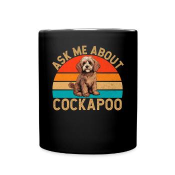 Cockapoo Gifts - Tasse einfarbig - Schwarz - Vorne