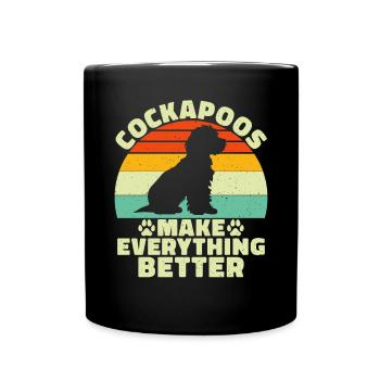 Cockapoo Gifts - Tasse einfarbig - Schwarz - Vorne