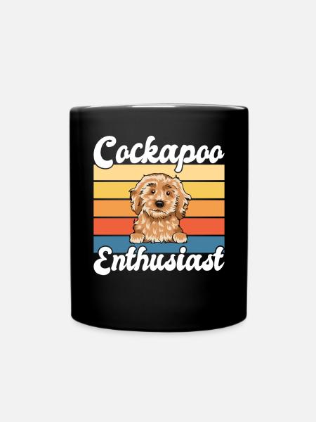 Cockapoo Gifts - Tasse einfarbig - Schwarz