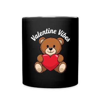 Ambiance de la Saint-Valentin pour les amoureux le jour de la Saint-Valentin - Mug uni - noir - Devant