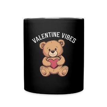 Ambiance de la Saint-Valentin pour les amoureux le jour de la Saint-Valentin - Mug uni - noir - Devant