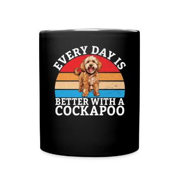 Cockapoo Gifts - Tasse einfarbig - Schwarz - Vorne