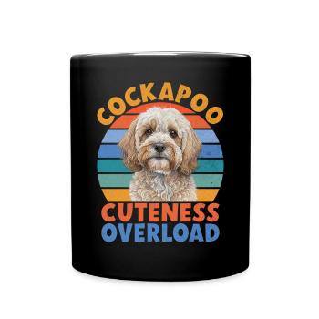 Cockapoo Gifts - Full Colour Mug - black - Front