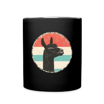 Alpaca - Full Colour Mug - black - Front