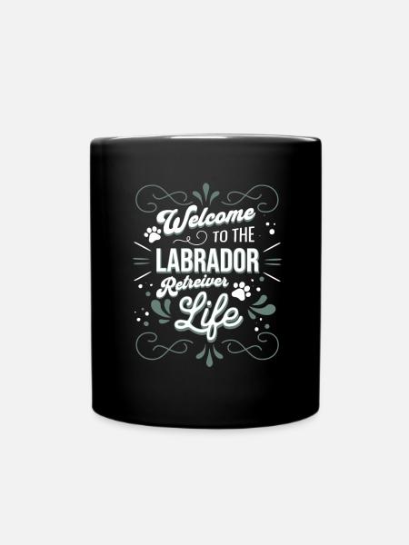 Labrador - Tasse einfarbig - Schwarz