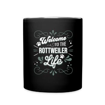 Rottweiler - Mug uni - noir - Devant