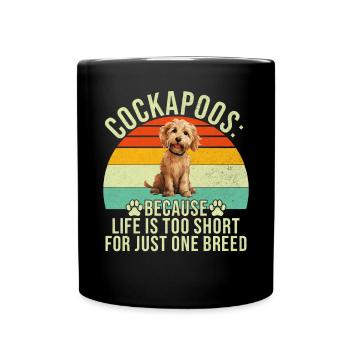 Cockapoo Gifts - Tasse einfarbig - Schwarz - Vorne