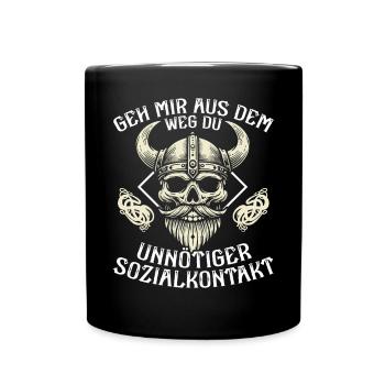 Vikings, Mythologie nordique, Dieux, Viking - Mug uni - noir - Devant
