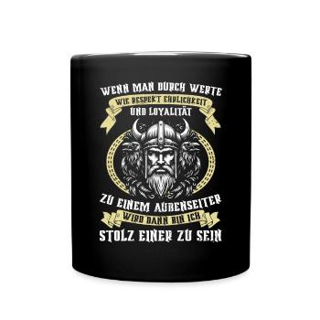 Vikings, Mythologie nordique, Dieux, Viking - Mug uni - noir - Devant