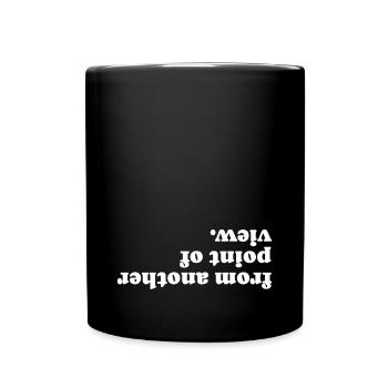 L’humour sur la tête : parfait pour les geeks et les nerds - Mug uni - noir - Devant