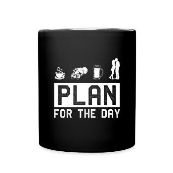 Pocketbike, Pocket Bike, moto - Mug uni - noir - Devant