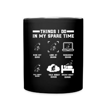 Pocketbike, Pocket Bike, moto - Mug uni - noir - Devant