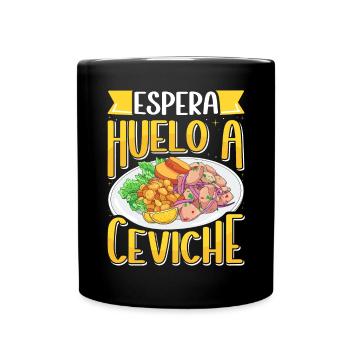 Seafood Peruvian Ceviche - Tasse einfarbig - Schwarz - Vorne