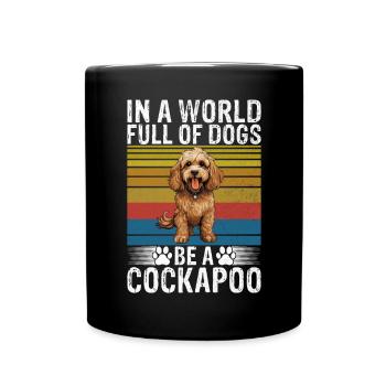 Cockapoo Gifts - Tasse einfarbig - Schwarz - Vorne