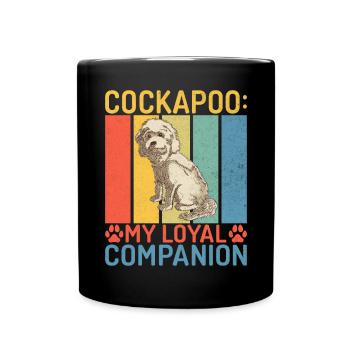 Cockapoo Gifts - Full Colour Mug - black - Front
