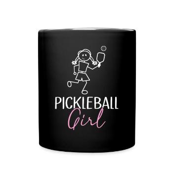 Pickleball Girl Pickle Ball Player - Mug uni - noir - Devant