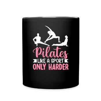 Pilates Sport Professeur de Pilates Plus Exercice de Yoga - Mug uni - noir - Devant