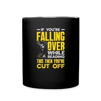 Lustiger Barkeeper Spruch Barkeeper Geschenk - Tasse einfarbig - Schwarz - Vorne
