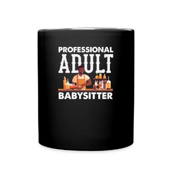 Barman drôle disant cadeau de barman - Mug uni - noir - Devant