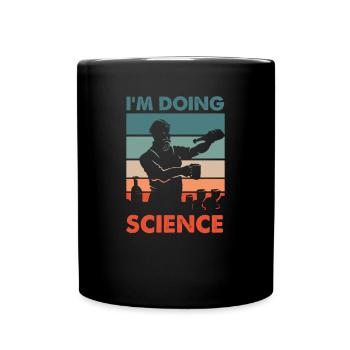 Lustiger Barkeeper Spruch Barkeeper Geschenk - Tasse einfarbig - Schwarz - Vorne
