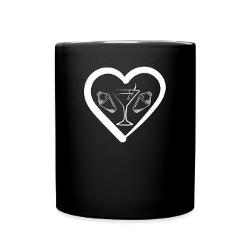 Lustiger Barkeeper Spruch Barkeeper Geschenk - Tasse einfarbig - Schwarz - Vorne