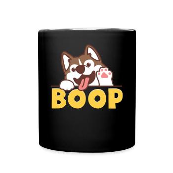 Furry Fandom Pumpkins Fursona Boop - Full Colour Mug - black - Front