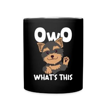 Furry Fandom Furries Fursona Owo What is it? - Full Colour Mug - black - Front