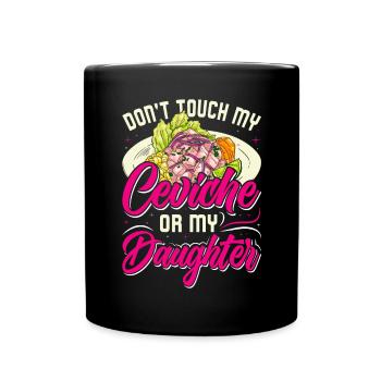 Seafood Peruvian Ceviche - Tasse einfarbig - Schwarz - Vorne