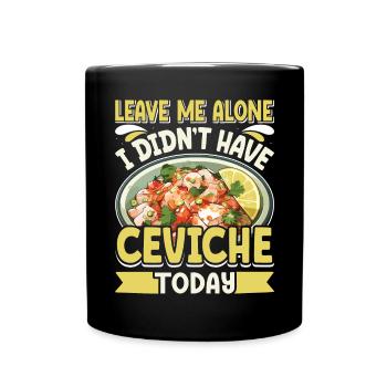 Seafood Peruvian Ceviche - Tasse einfarbig - Schwarz - Vorne