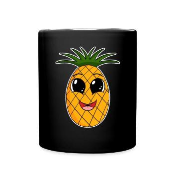 Pineapple Fruit - Full Colour Mug - black - Front