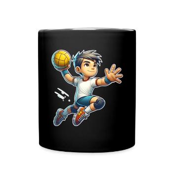 Handball Joueurs de handball - Mug uni - noir - Devant
