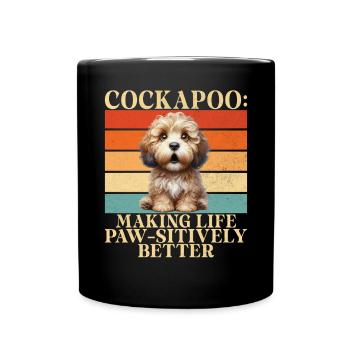 Cadeaux Cockapoo - Mug uni - noir - Devant