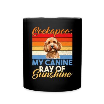 Cadeaux Cockapoo - Mug uni - noir - Devant