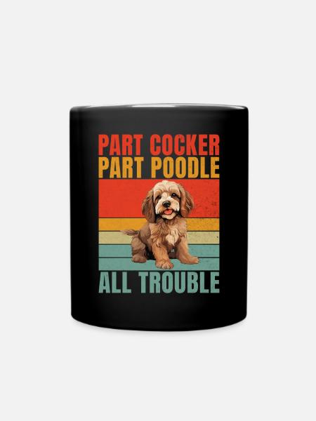 Cockapoo Gifts - Tasse einfarbig - Schwarz