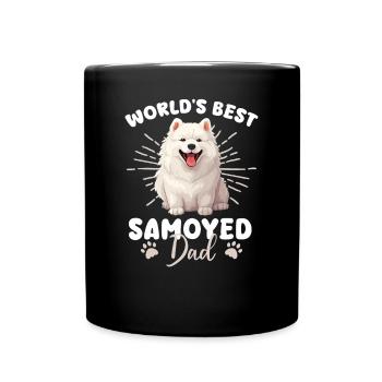 Samoyède Groovy Samoyède - Mug uni - noir - Devant