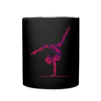 Gymnastics Gymnast Acrobatics Gymnast - Full Colour Mug - black - Front