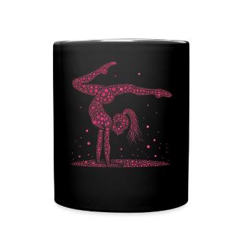 Gymnastics Gymnast Acrobatics Gymnast - Full Colour Mug - black - Front