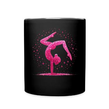 Gymnastics Gymnast Acrobatics Gymnast - Full Colour Mug - black - Front