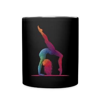 Gymnastics Gymnast Acrobatics Gymnast - Full Colour Mug - black - Front
