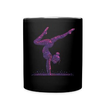 Gymnastics Gymnast Acrobatics Gymnast - Full Colour Mug - black - Front