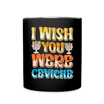 Seafood Peruvian Ceviche - Tasse einfarbig - Schwarz - Vorne