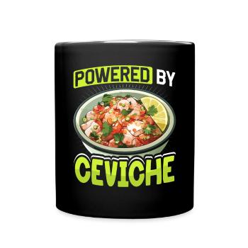 Seafood Peruvian Ceviche - Tasse einfarbig - Schwarz - Vorne