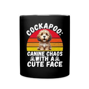 Cockapoo Gifts - Full Colour Mug - black - Front