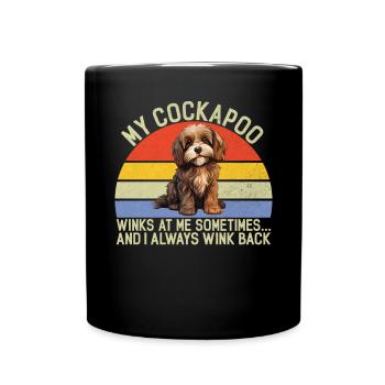 Cockapoo Gifts - Tasse einfarbig - Schwarz - Vorne